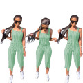 New Season Fall Autumn Custom Woman Bodycon Long Romper Slim Full Overalls Women Sexy Stripped Womens Jumpsuit